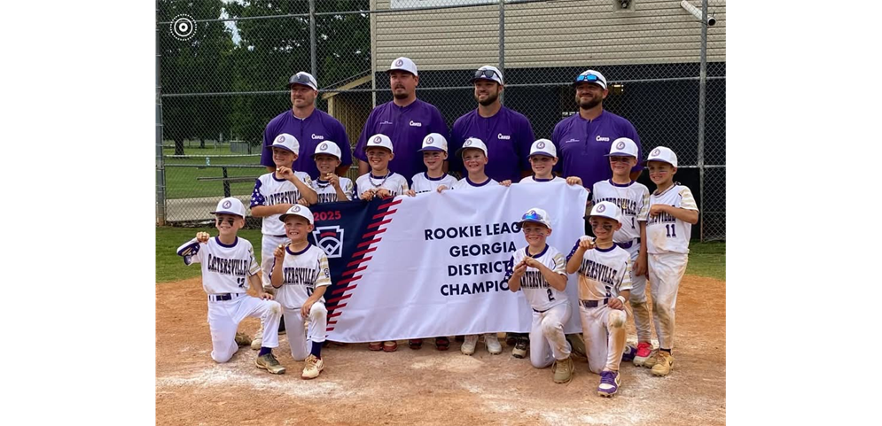 Rookie League District 1 Champions 