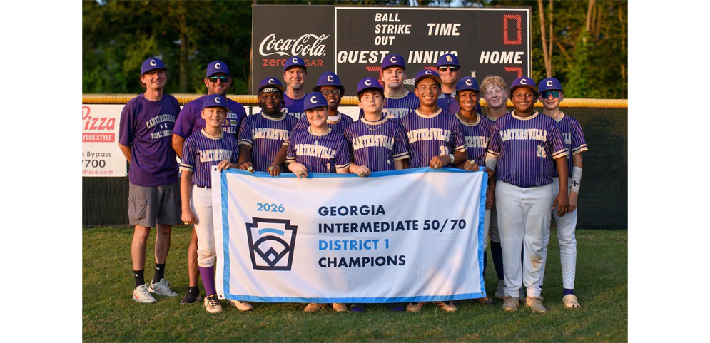 Cartersville Intermediate District 1 Champions